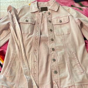 Maurices Pink Jean Jacket with Classic Design